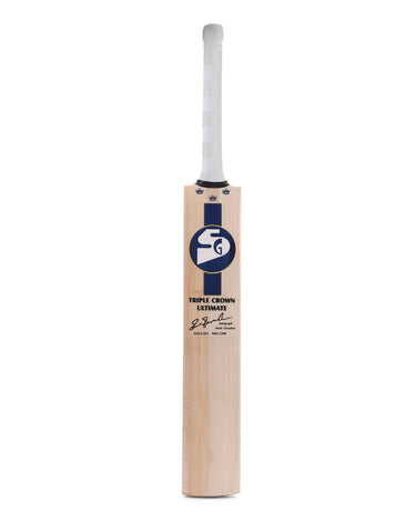 SG Triple Crown Ultimate English Willow Cricket Bat, Short Handle